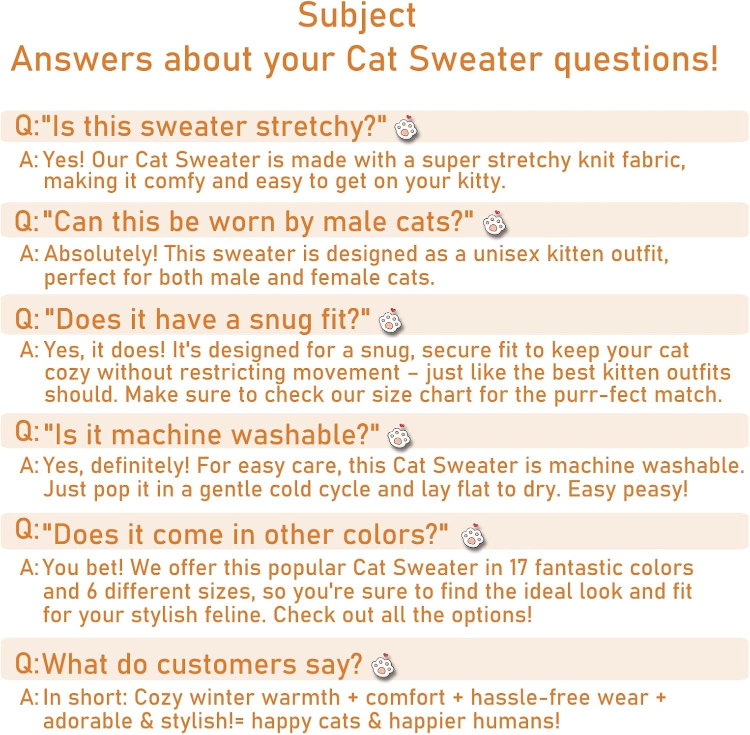 Stretchy Cat Sweater - 17 Colors & 6 Sizes | Snug Winter-Ready Knit for Boy/Girl Cats & Kittens(Olive Green, Medium)