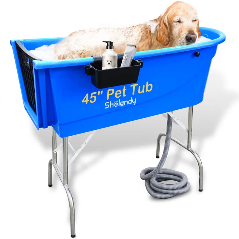 45" Pet Grooming Bathtub Dog Wash Station
